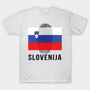 Slovenia Flag Soccer DNA T-Shirt